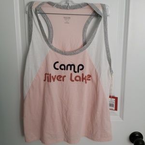BNWT Mossimo Camp Silver Lake racerback tank